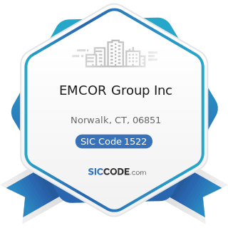 EMCOR Group Inc - SIC Code 1522 - General Contractors-Residential Buildings, other than...