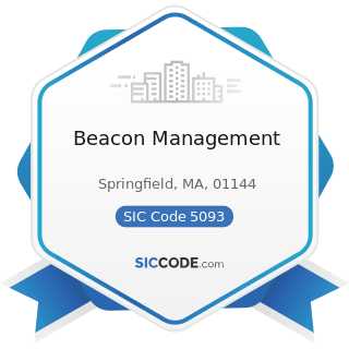 Beacon Management - SIC Code 5093 - Scrap and Waste Materials
