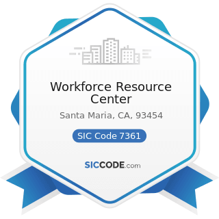 Workforce Resource Center - SIC Code 7361 - Employment Agencies
