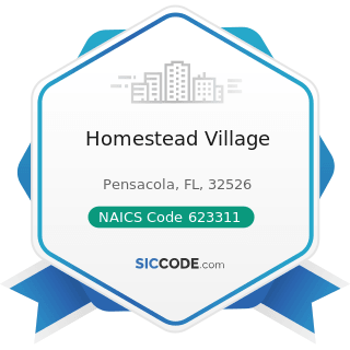 Homestead Village - NAICS Code 623311 - Continuing Care Retirement Communities