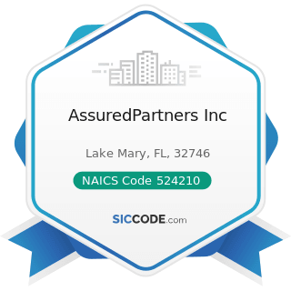 AssuredPartners Inc - NAICS Code 524210 - Insurance Agencies and Brokerages
