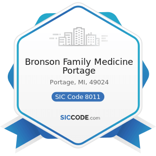 Bronson Family Medicine Portage - SIC Code 8011 - Offices and Clinics of Doctors of Medicine