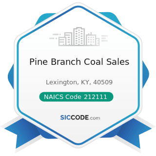 Pine Branch Coal Sales - NAICS Code 212111 - Bituminous Coal and Lignite Surface Mining