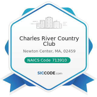 Charles River Country Club - NAICS Code 713910 - Golf Courses and Country Clubs