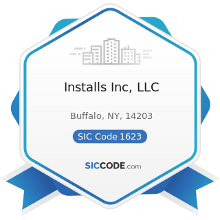 Installs Inc, LLC - SIC Code 1623 - Water, Sewer, Pipeline, and Communications and Power Line...